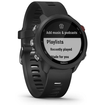 Garmin Forerunner 245 Music GPS Running Smartwatch - Black ( Refurbished Grade - C ) Garmin