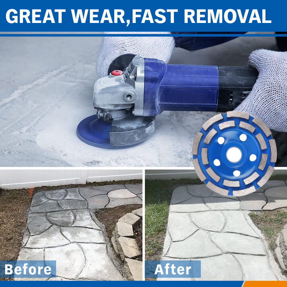 4.5inch Diamond Segment Grinding Concrete Cup Wheel Disc Granite Stone 115mm Tristar Online