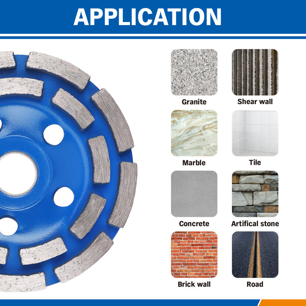 4.5inch Diamond Segment Grinding Concrete Cup Wheel Disc Granite Stone 115mm Tristar Online