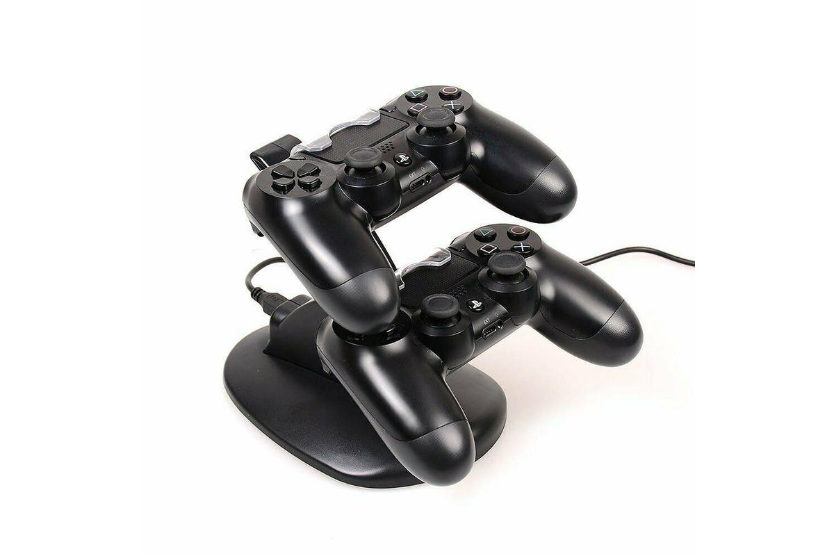 Dual Controllers Charger Charging Dock Station Stand For Sony PS5 Playstation 5 DualSense Controller Trion