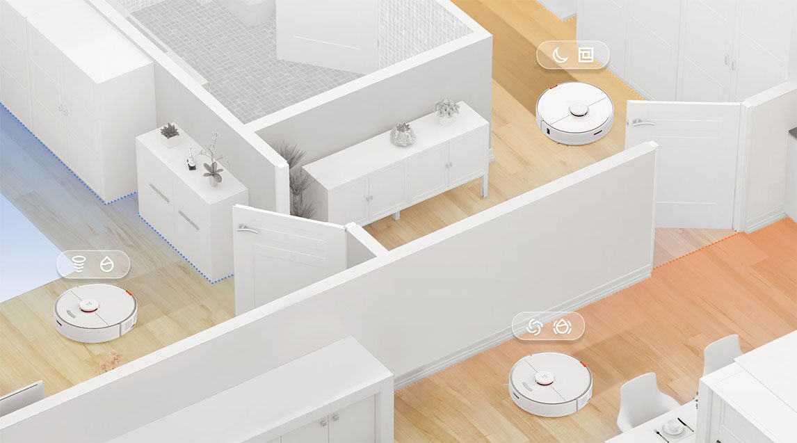 Roborock S7 Robot Vacuum Cleaner With Sonic Mopping – White (Refurbished - Grade B) Roborock