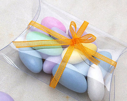 50 Pack of Pillow Rectangle Shaped Gift Box - Wedding or Product Bomboniere Jewelry Gift Party Favor Model Candy Chocolate Soap Box Tristar Online