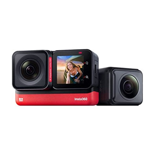 Insta360 ONE RS Twin Edition – Waterproof 4K 60fps Action Camera & 5.7K 360 Camera Insta360