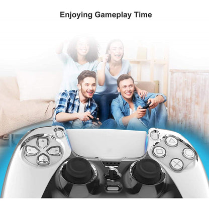 Clear Crystal Protective Anti Scratch Transparent Case for PS5 Controller Trion