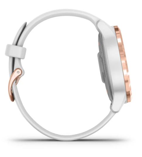 Garmin Vivoactive 4S Smart Watch - Rose Gold with White Band (Copy) Garmin