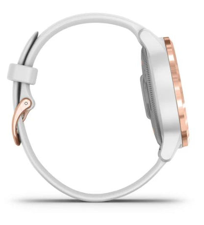 Garmin Vivoactive 4S Smart Watch - Rose Gold with White Band (Copy) Garmin