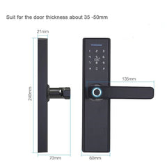 Fingerprint Smart Door Lock Wifi Connectivity – 5 ways to unlock ( Refurbished Grade A) Tuya