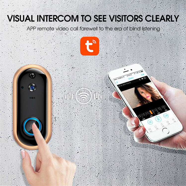 Tuya M6 Smart Night Vision 1080P HD Video DoorBell Camera with Chime Tuya