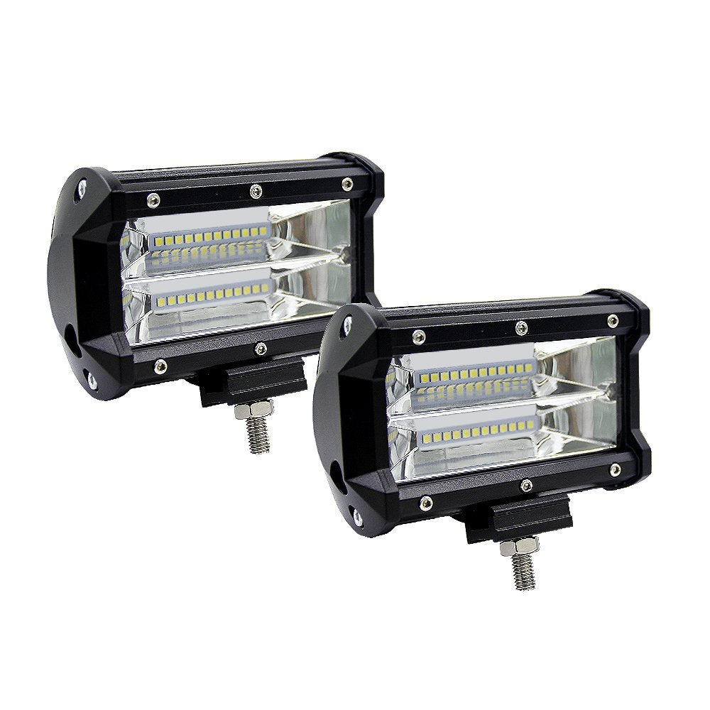 2x 5inch Flood LED Light Bar Offroad Boat Work Driving Fog Lamp Truck Scene 4x4 Tristar Online