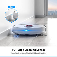 Roidmi Eve Plus Robotic Vacuum Cleaner With Self Emptying Station - White Roidmi