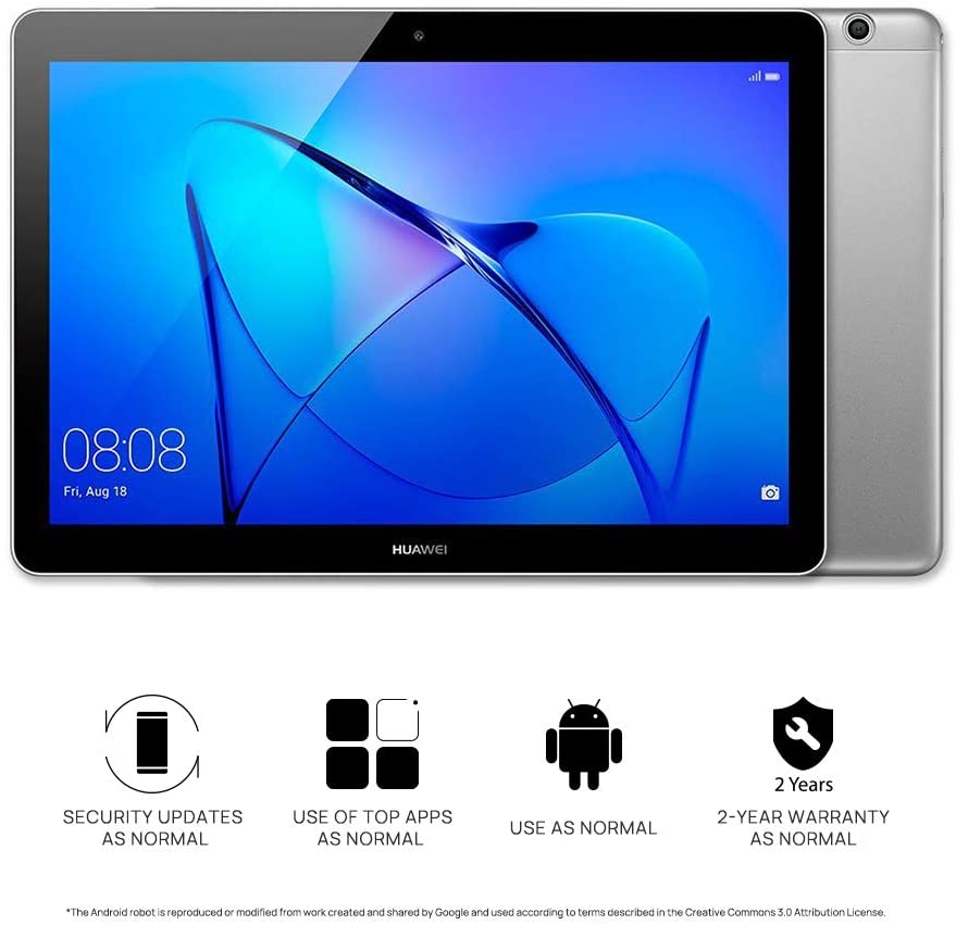 Huawei MediaPad T3, 3GB RAM, 32GB, 10" Android Wifi Tablet - Space Grey Huawei