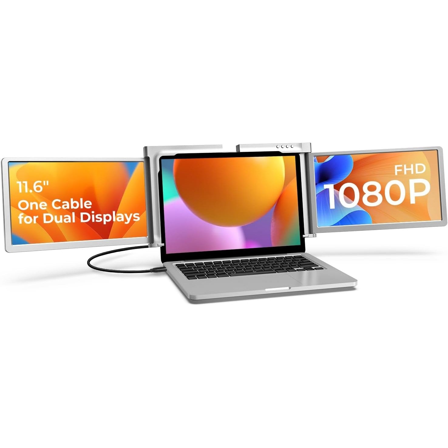 11.6 inch Trifold Portable Monitor 1080P IPS FHD Monitor Screen