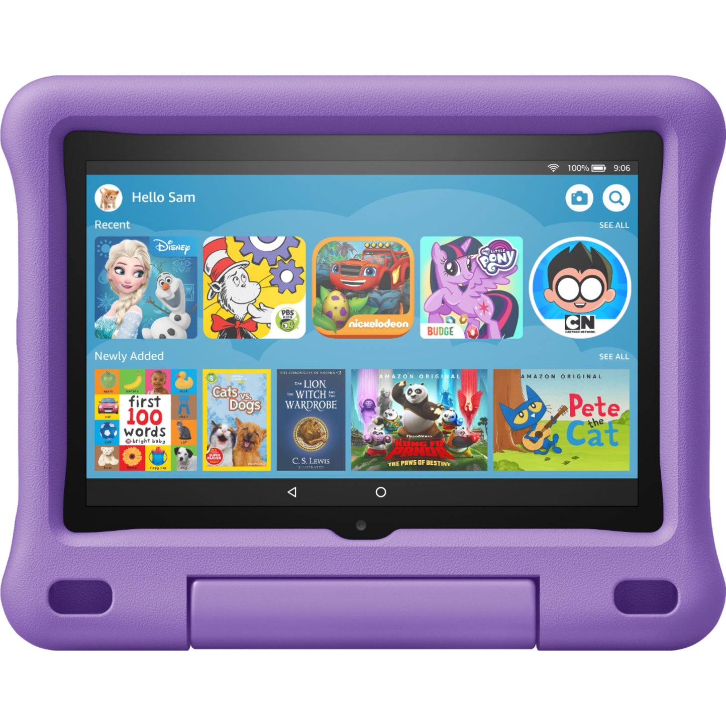 Amazon Fire HD 8 Kids Edition 32GB 8" Tablet (Ages 3-7) - Purple Amazon