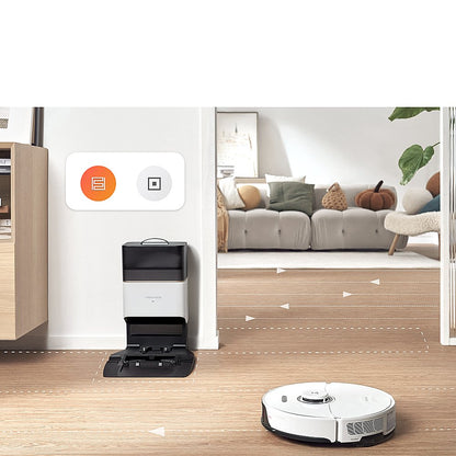 Roborock S8+ Plus Robot Vacuum Cleaner with Auto-Emptying Dock - White Roborock