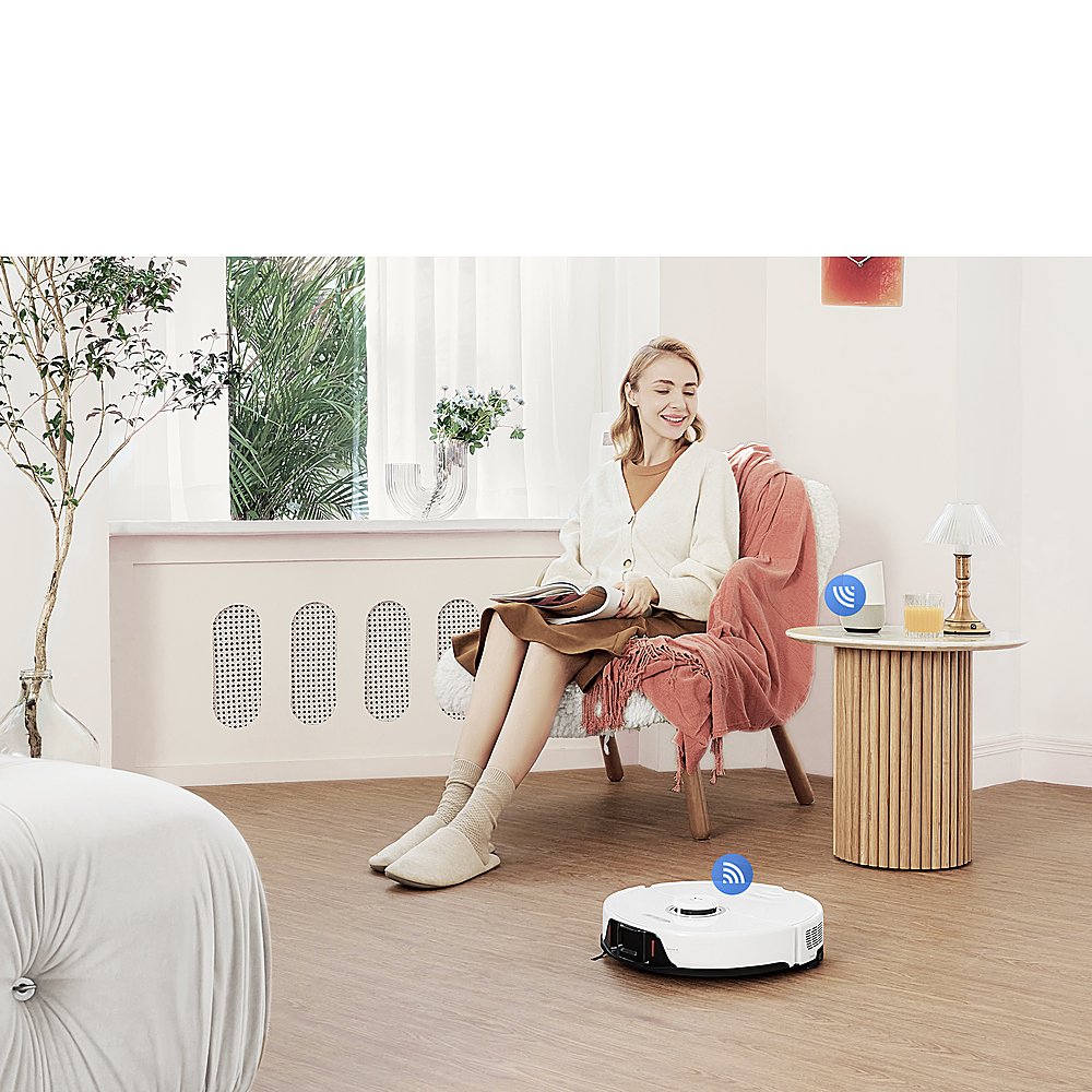 Roborock S8+ Plus Robot Vacuum Cleaner with Auto-Emptying Dock - White Roborock