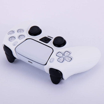 Silicone Protective Case for PS5 PlayStation 5 controller – White Trion