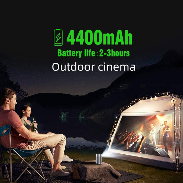 BYINTEK Portable Smart Mini Projector UFO P7 – Wi-Fi, DLP Led For 4K Cinema BYINTEK