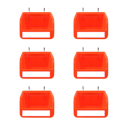 6Pc Pegboard Bins Peg Board Parts Storage With Steel Hooks Tools Organiser Tray Tristar Online