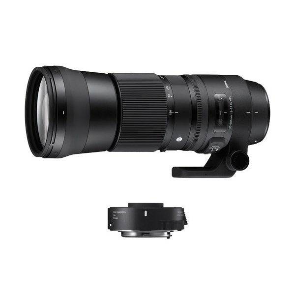 Sigma AF 150-600mm f5-6.3 DG OS HSM Sport Lens & TC-1401 Teleconverter Kit - Canon SIGMA