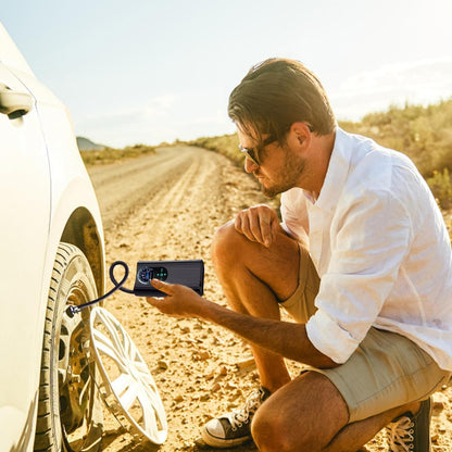 Portable Car Tire Inflator Wireless Pump with Digital Display Car Motorcycle Bike Pump - Black Tristar