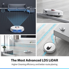 Roidmi Eve Plus Robotic Vacuum Cleaner With Self Emptying Station - White Roidmi
