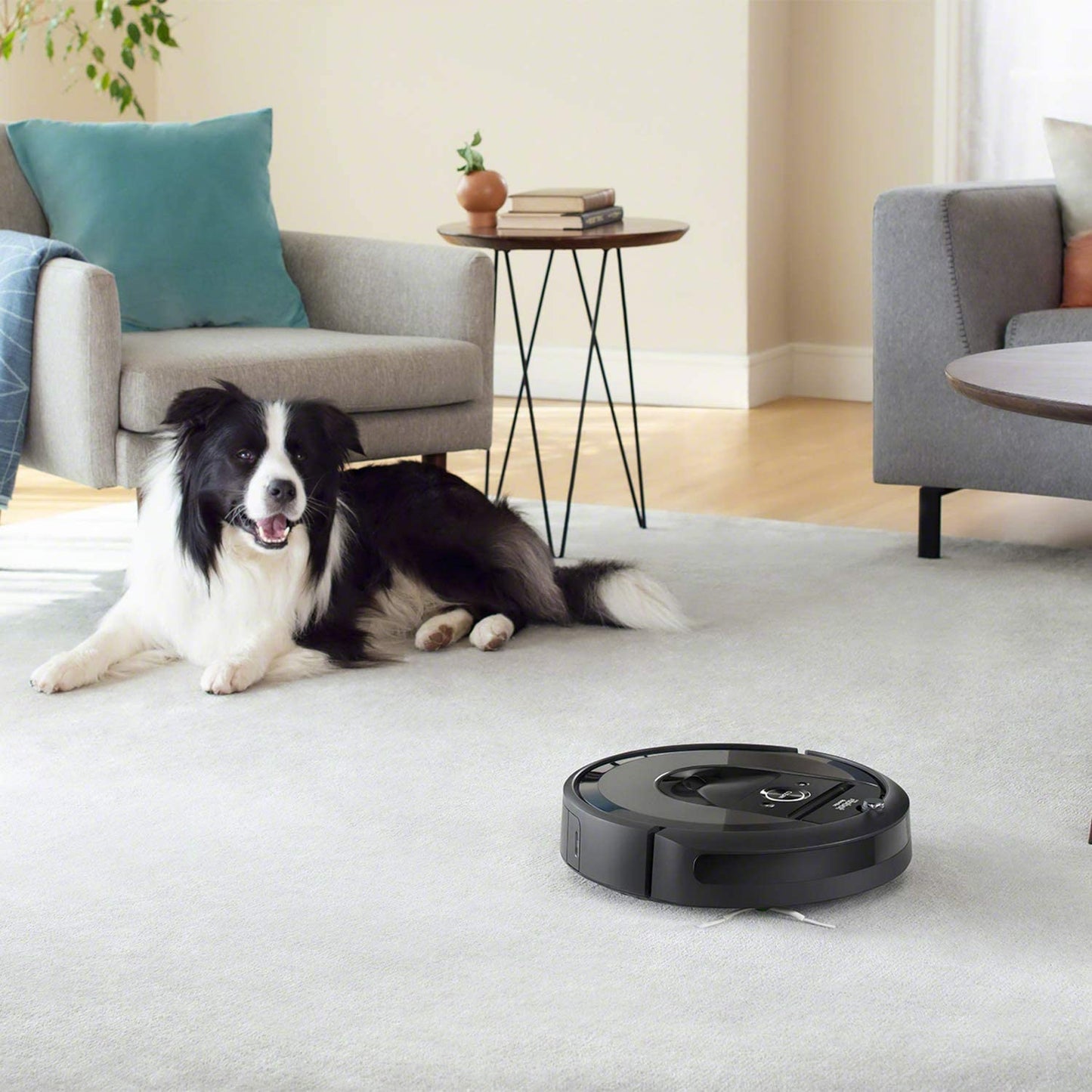 iRobot Roomba i7+ Plus Robotic Vacuum Cleaner with Automatic Dirt Disposal - Black iRobot