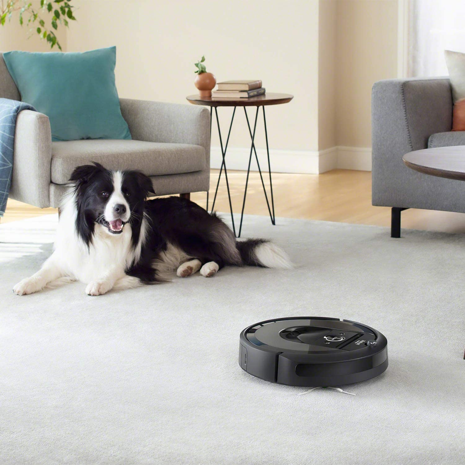 iRobot Roomba i7+ Plus Robotic Vacuum Cleaner with Automatic Dirt Disposal - Black iRobot