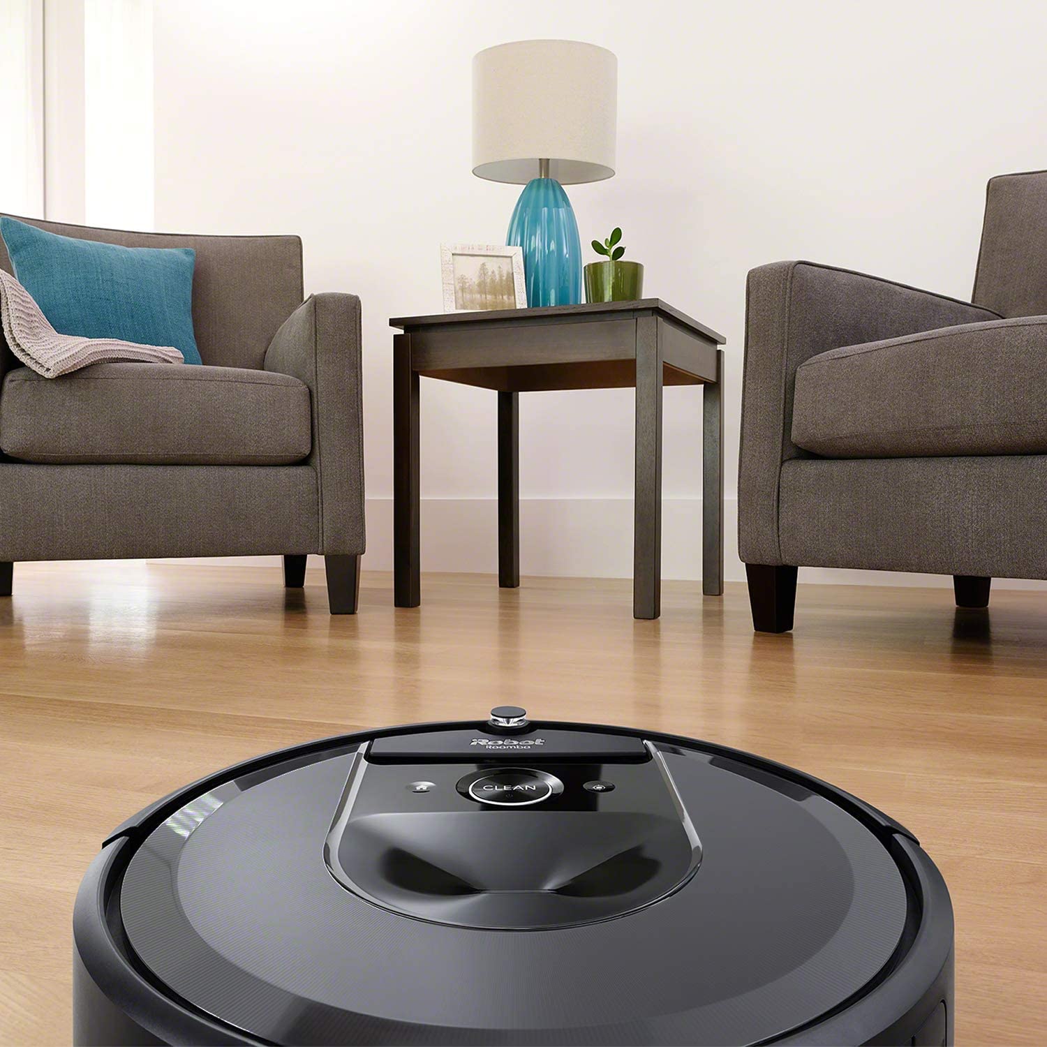 iRobot Roomba i7+ Plus Robotic Vacuum Cleaner with Automatic Dirt Disposal - Black iRobot