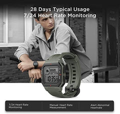 Amazfit Neo Sports Watch Smartwatch with Heart Rate Monitoring, Waterproof, Fitness and Activity Tracker - Green Amazfit