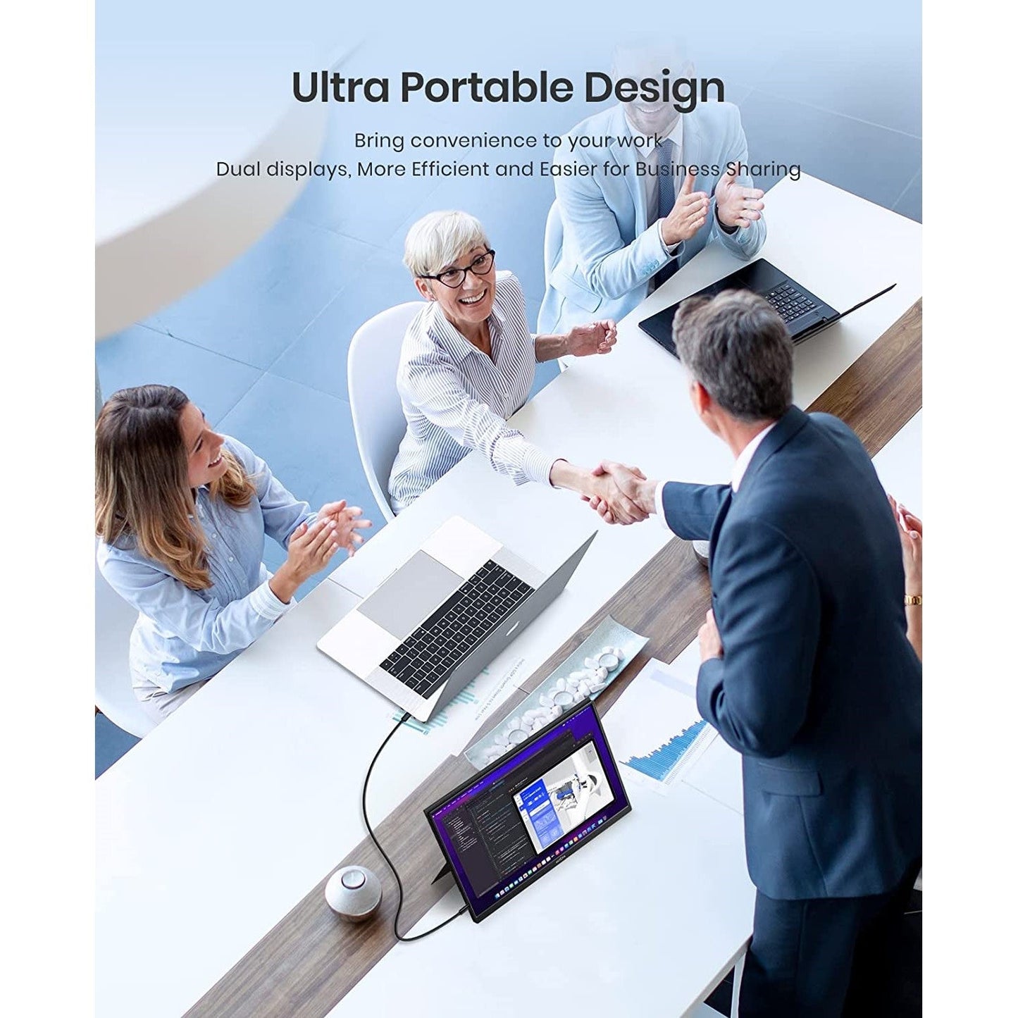 Arzopa A1 Gamut Slim Portable Monitor 14" FHD 1080P IPS Multifunction Gaming Non Touch Screen Arzopa