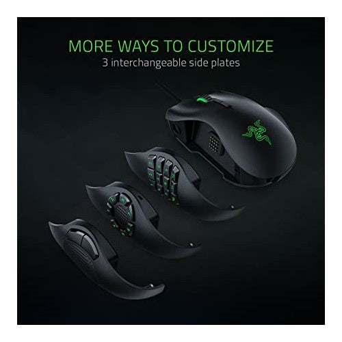 Razer Naga Trinity Gaming Mouse - Black ( Refurbished Garde - A ) Razer