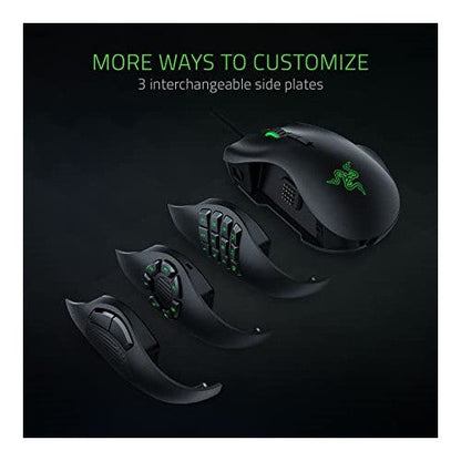 Razer Naga Trinity Gaming Mouse - Black ( Refurbished Garde - A ) Razer