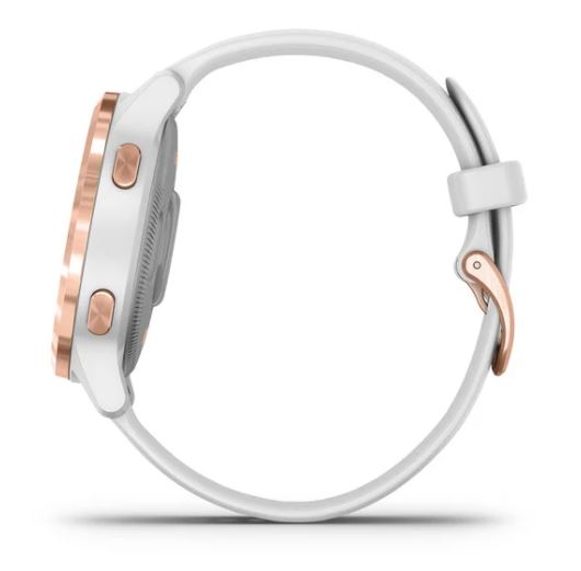 Garmin Vivoactive 4S Smart Watch - Rose Gold with White Band (Copy) Garmin