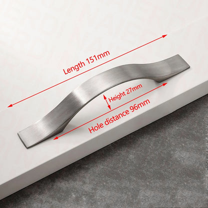 96mm Brushed Silver Furniture Kitchen Bathroom Cabinet Handles Drawer Bar Handle Pull Knob Tristar Online