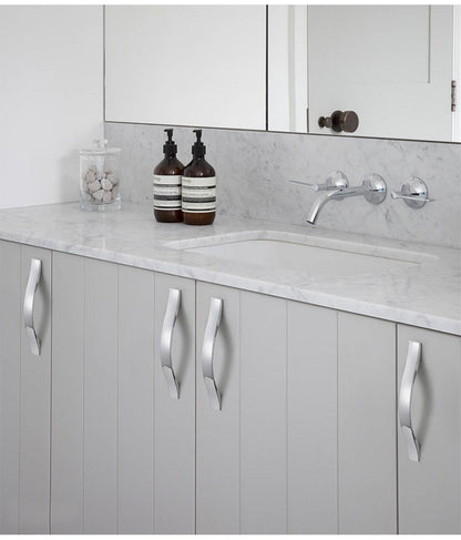 96mm Brushed Silver Furniture Kitchen Bathroom Cabinet Handles Drawer Bar Handle Pull Knob Tristar Online