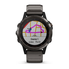 Garmin Fenix 5 Plus Sapphire Multisport GPS Smartwatch - Carbon Grey Garmin