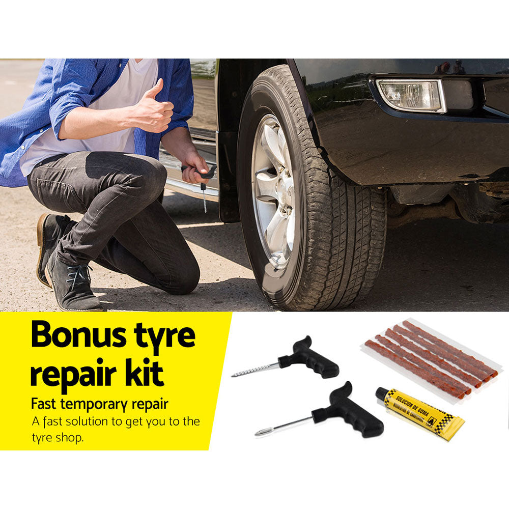 Giantz 12V Portable Air Compressor Tristar Online