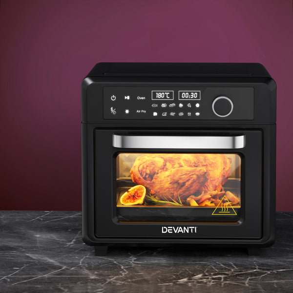 Devanti Air Fryer 20L LCD Fryers Oven Tristar Online