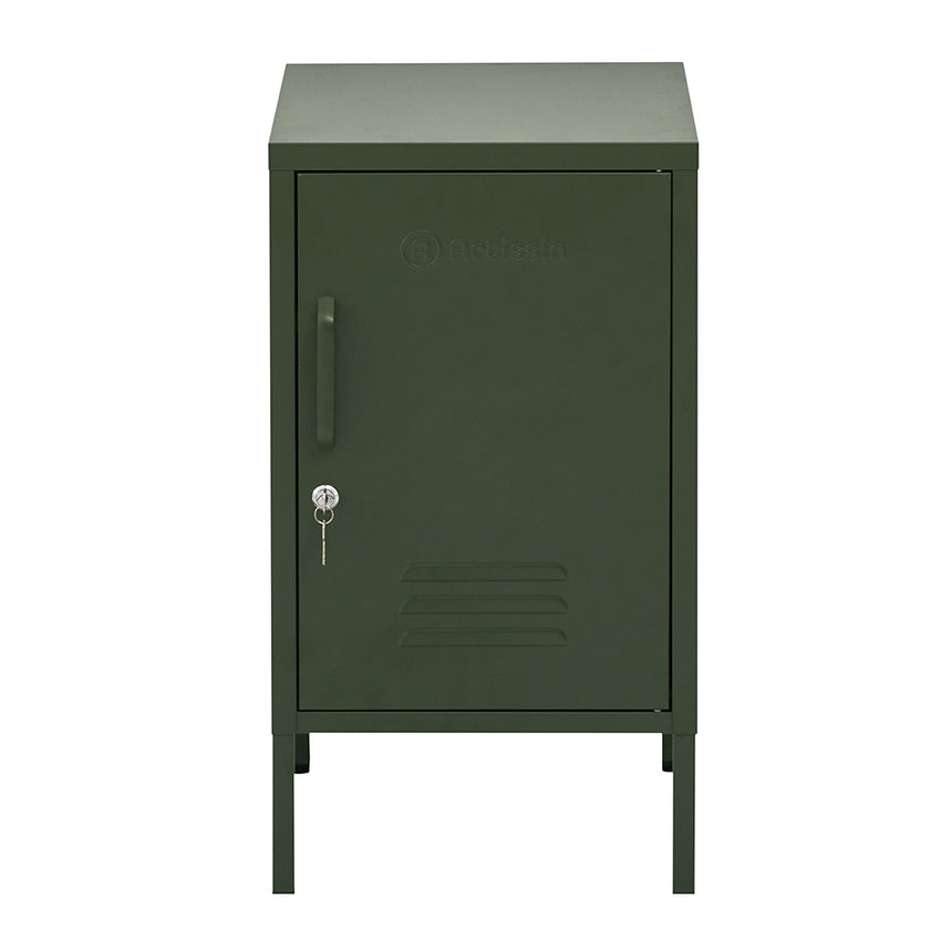 ArtissIn Metal Locker Storage Shelf Filing Cabinet Cupboard Bedside Table Green Tristar Online