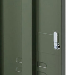 ArtissIn Metal Locker Storage Shelf Filing Cabinet Cupboard Bedside Table Green Tristar Online