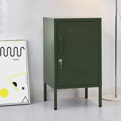 ArtissIn Metal Locker Storage Shelf Filing Cabinet Cupboard Bedside Table Green Tristar Online