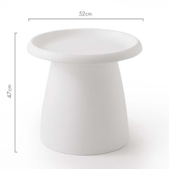 ArtissIn Coffee Table Mushroom Nordic Round Small Side Table 50CM White Tristar Online