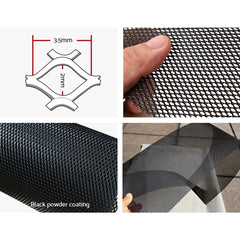 Gardeon Gutter Guard Aluminium Mesh 30M 100x20cm Black Tristar Online