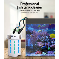 Giantz Aquarium External Canister Filter Aqua Fish Water Tank Sponge Pond 1250L Tristar Online