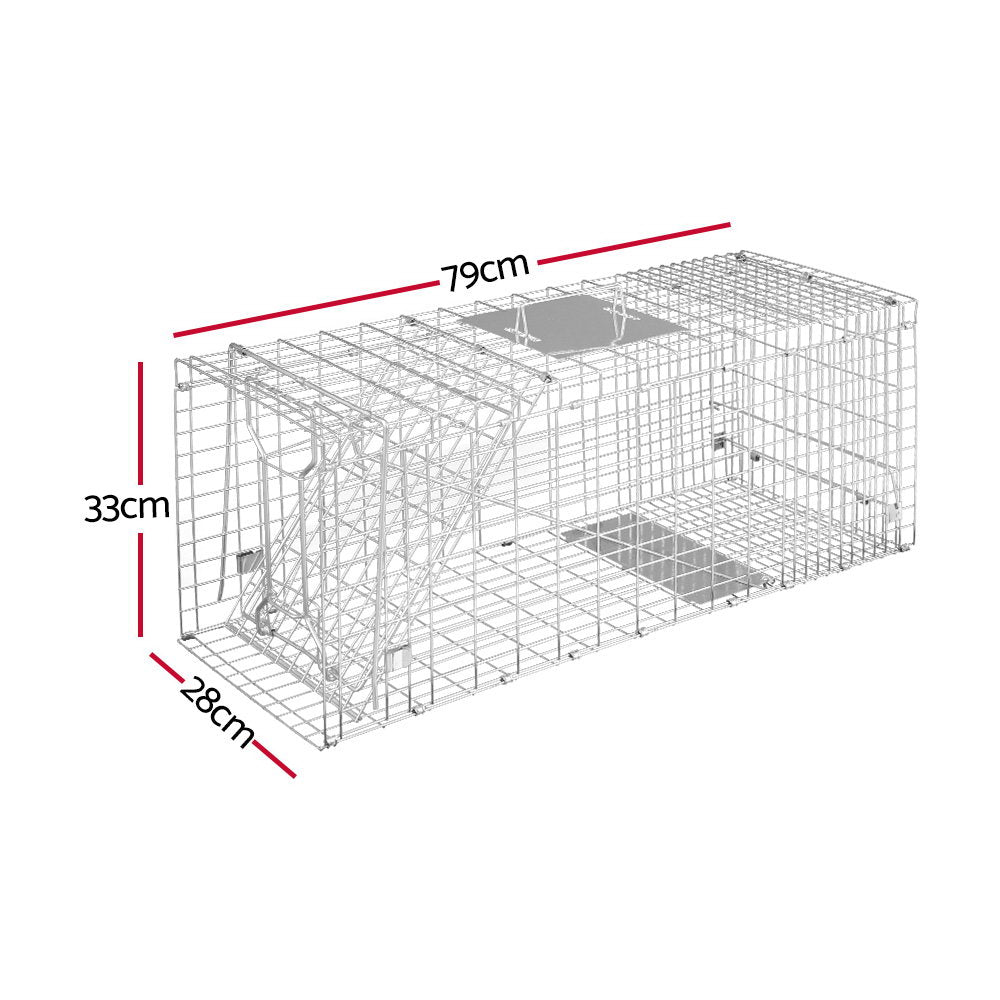 Gardeon Animal Trap Humane Possum Cage Live Animal Catch Rabbit Cat Hare Fox Tristar Online