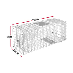 Gardeon Animal Trap Humane Possum Cage Live Animal Catch Rabbit Cat Hare Fox Tristar Online