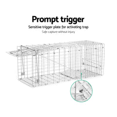 Gardeon Animal Trap Humane Possum Cage Live Animal Catch Rabbit Cat Hare Fox Tristar Online