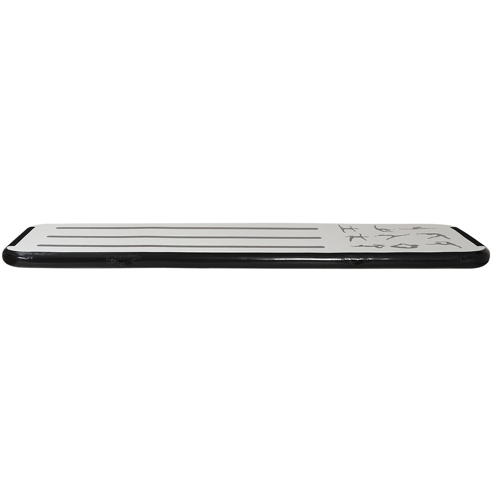 Everfit 3M Air Track Gymnastics Tumbling Mat Exercise Cheerleading Unique Black Tristar Online