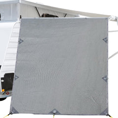 Pop Top Caravan Privacy Screen 2.1 x 1.8M Sun Shade End Wall Roll Out Awning Tristar Online