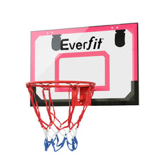 Everfit 23" Mini Basketball Hoop Backboard Door Wall Mounted Sports Kids Red Tristar Online